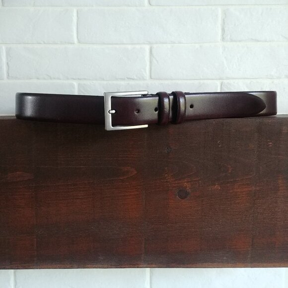 Joseph Abbound Men 38 handcrafted in Italy genuine leather brown belt - Picture 1 of 13
